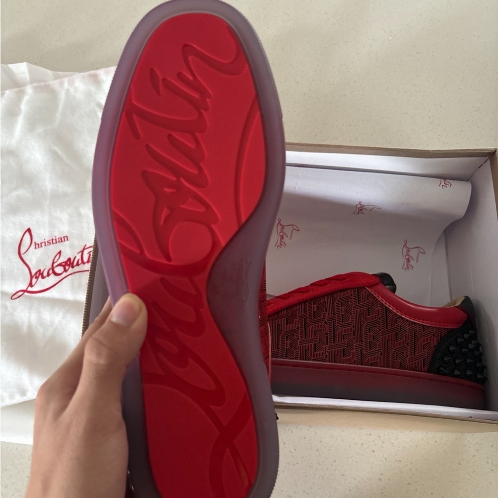 Christian louboutin jr spikes